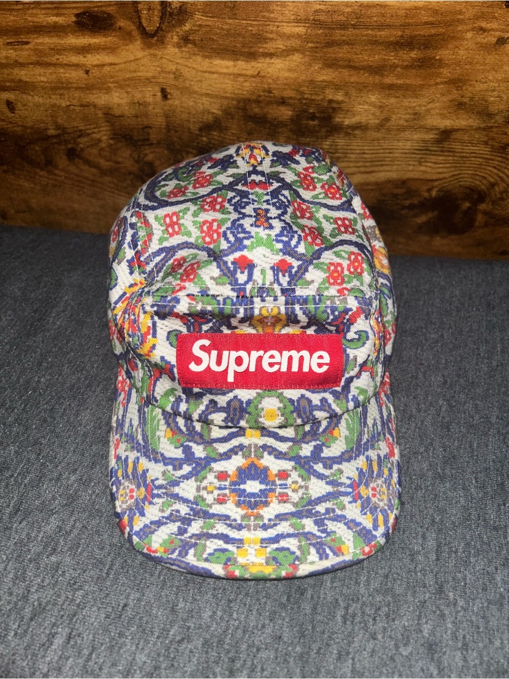 Supreme Washed Chino Twill Camp Cap